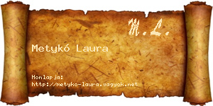 Metykó Laura névjegykártya